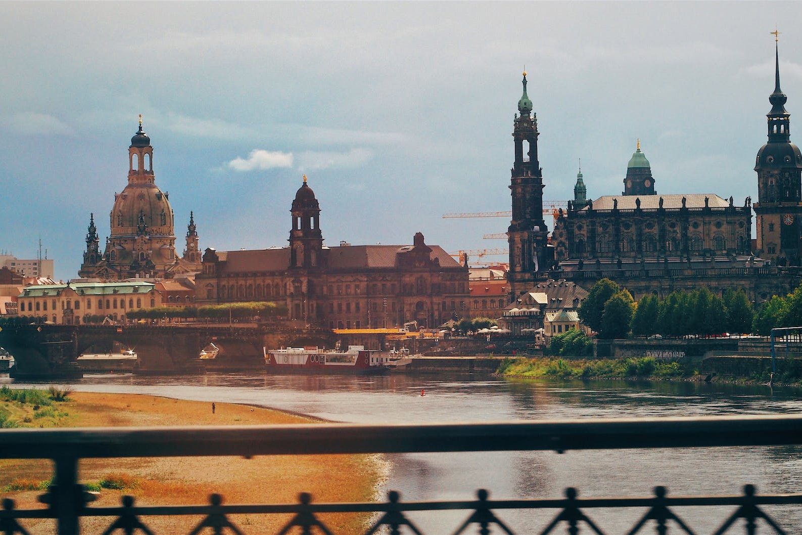 cathedrals under cloudy blue sky